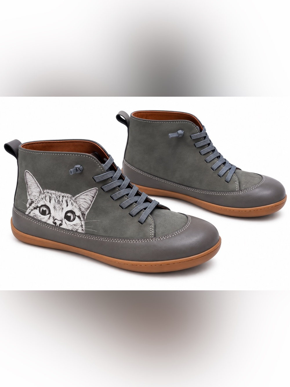Women’s Cat Graphic High Top Shoes EU Size 41